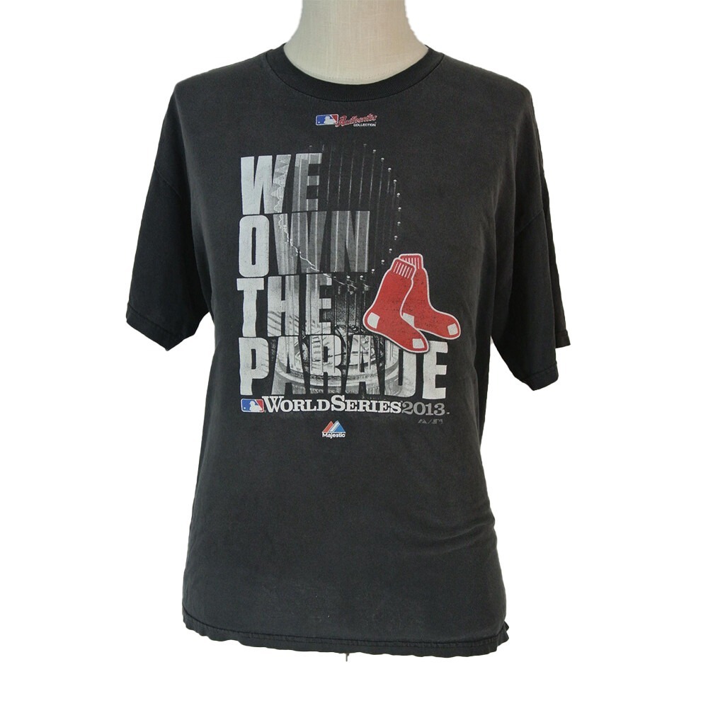 Boston Red Sox Shirt XL extra large black World Series MLB Majestic Baseball
